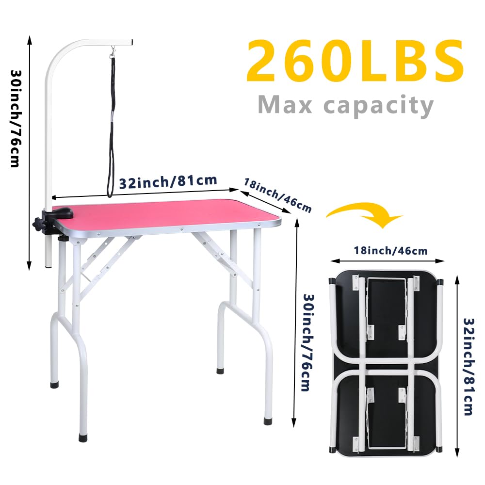 Dog Grooming Table Foldable (32'')