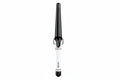 A white and black hair curling iron tool with a single black barrel, shown vertically against a plain white background. The handle features a white body with black text reading 'HAIRTOOLS' and a small red power button.