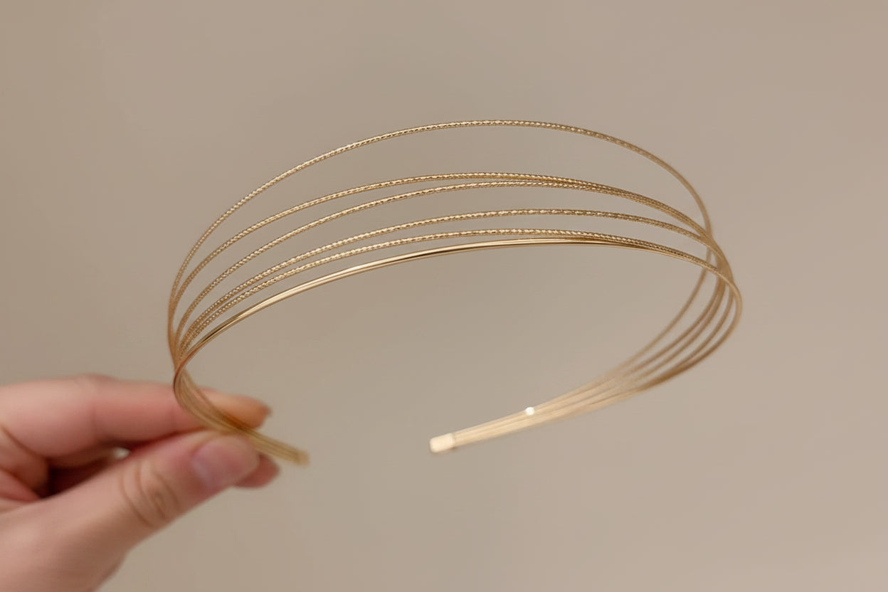 Multi Layers Metal Headbands (2 Pcs)