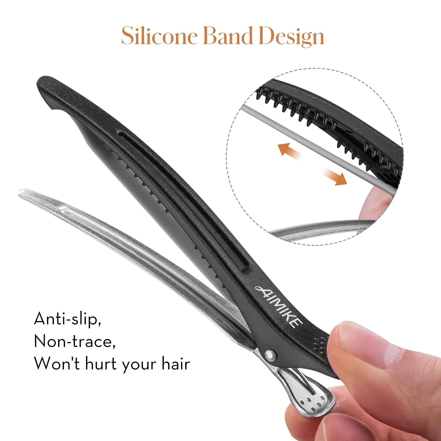 Hair Styling and Sectioning Clips (12 Pack)