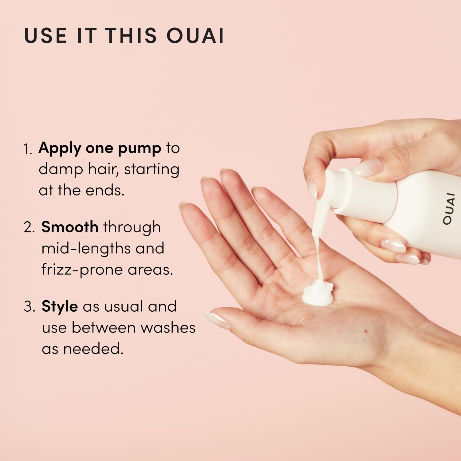 OUAI Anti Frizz Cream (3 oz)