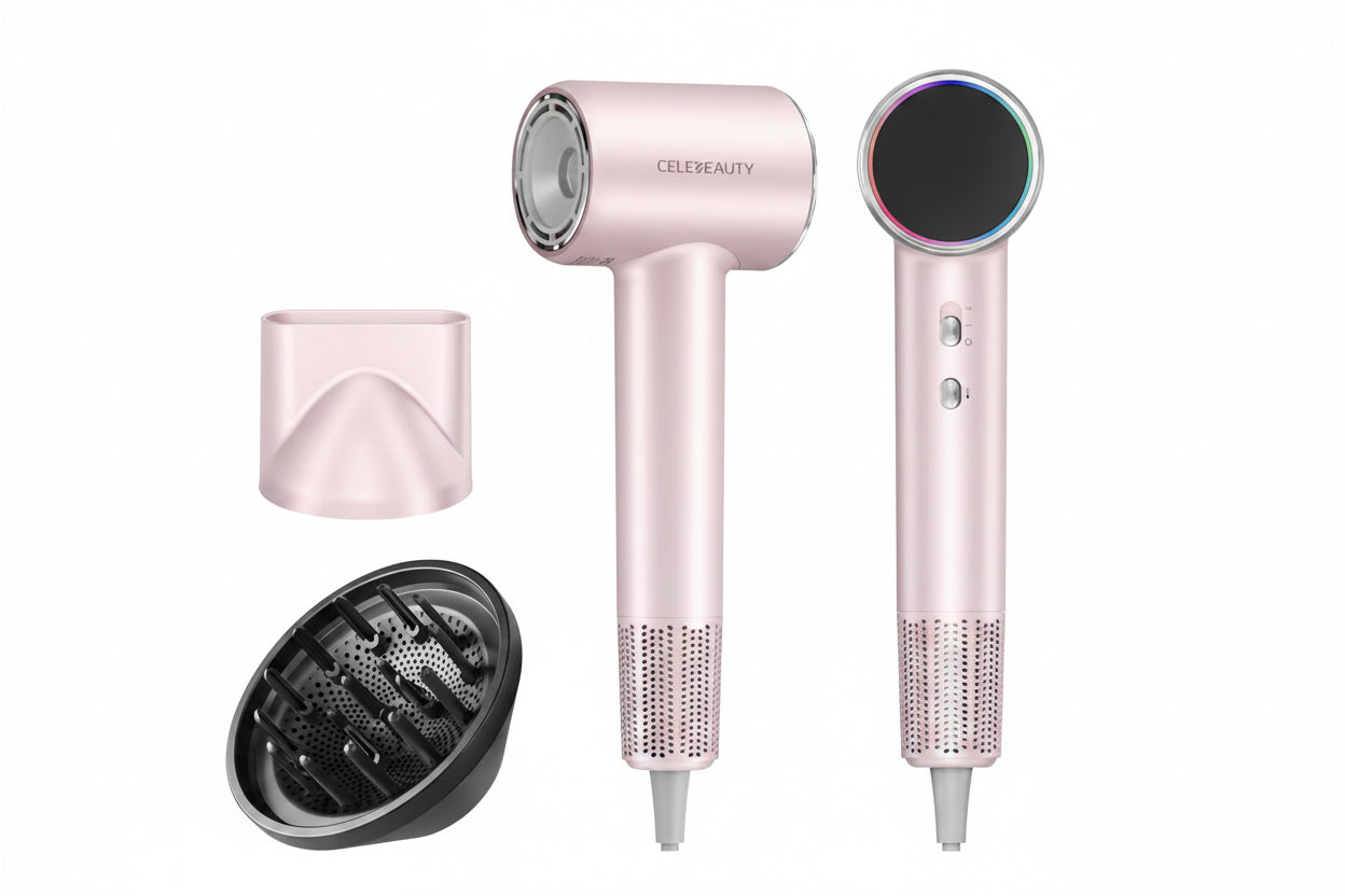 Hair Dryer Blow Dryer with Magnetic Diffuser & Nozzle