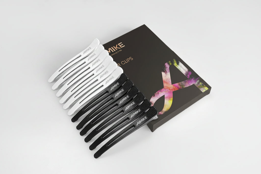 Hair Styling and Sectioning Clips (12 Pack)