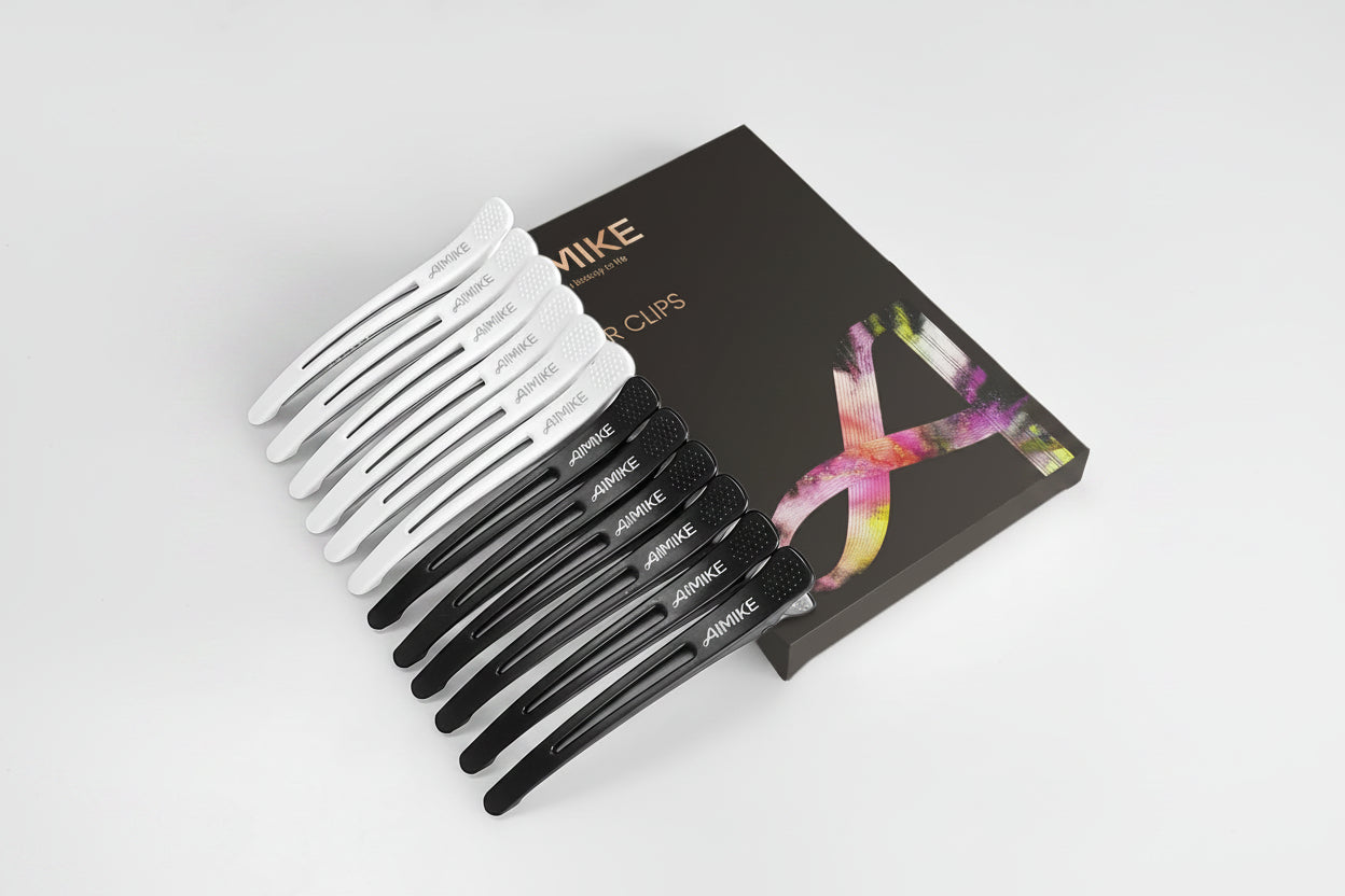 Hair Styling and Sectioning Clips (12 Pack)