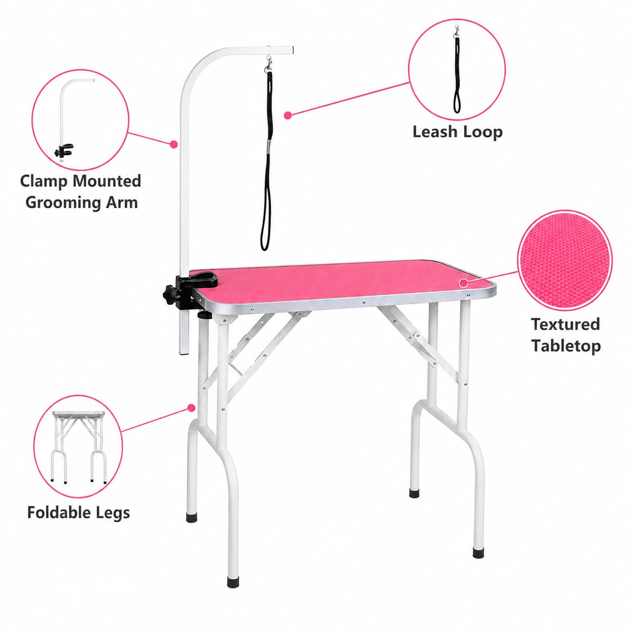 Dog Grooming Table Foldable (32'')