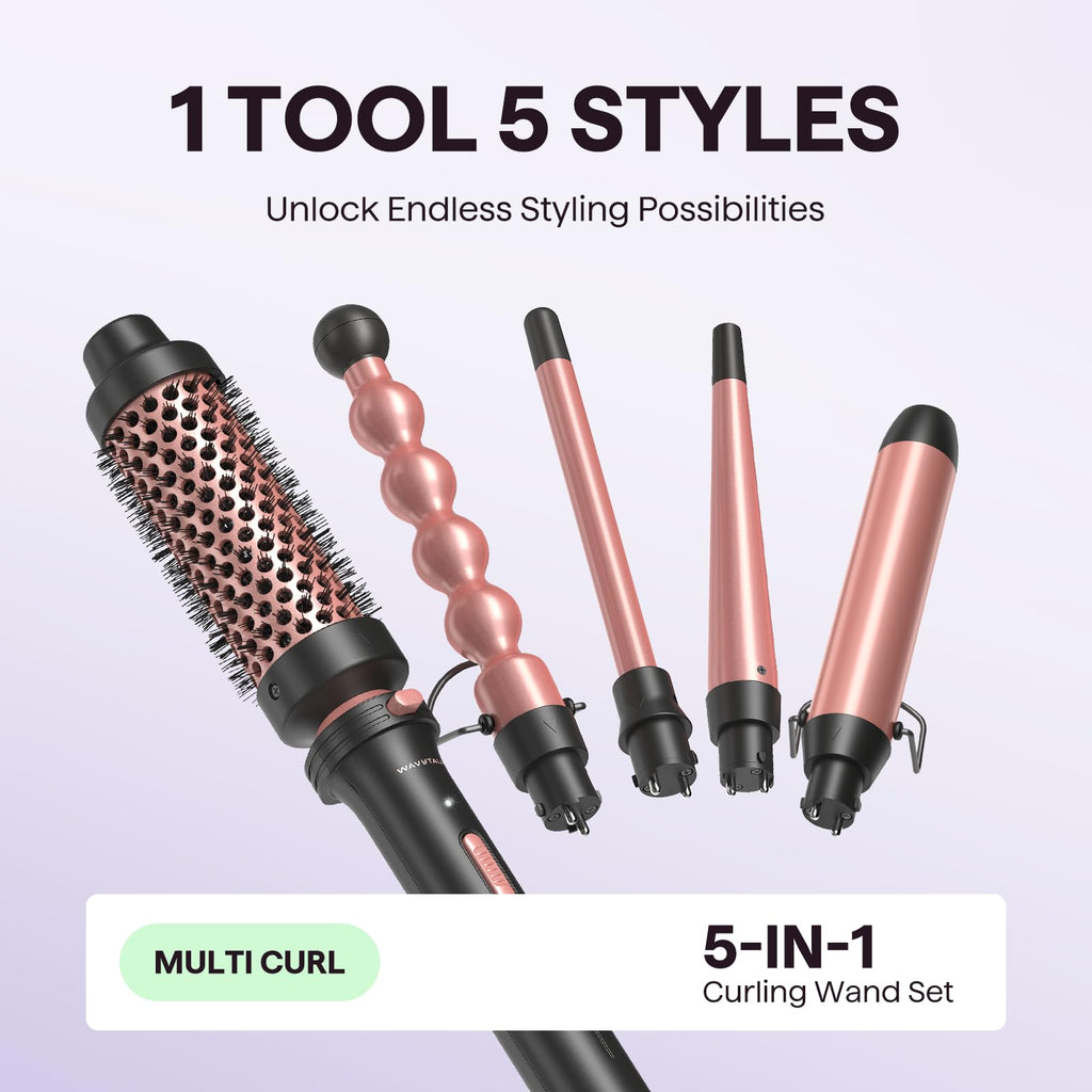 5 in 1 Curling Wand Set