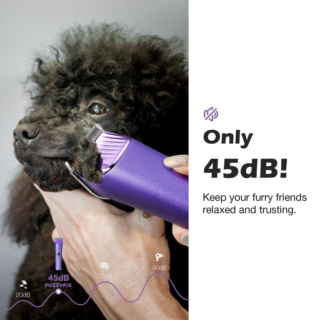FuzzyFix Professional Dog Grooming Clipper with Replacement Blade
