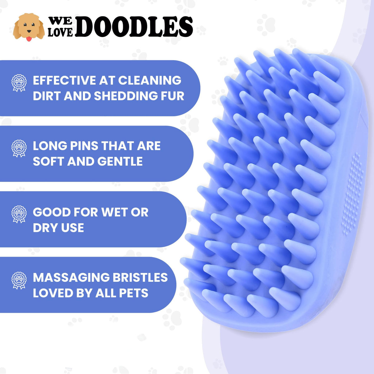 Dog Bath Silicone Brush (2 Pack)