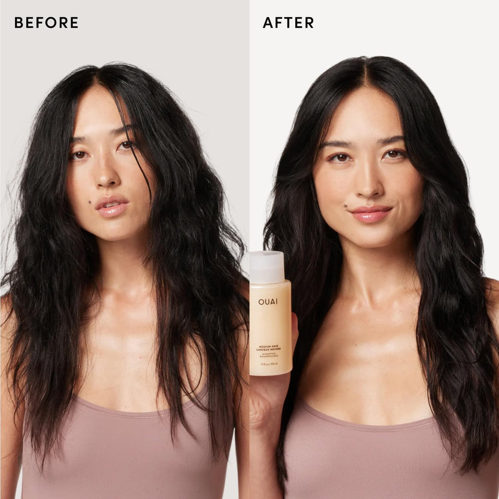 OUAI Medium Hair Shampoo and Conditioner Set (10 Fl Oz)