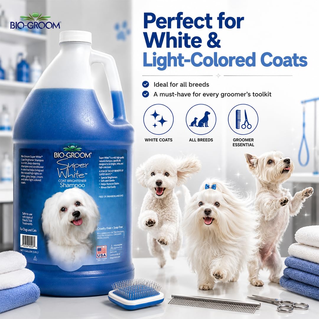Bio-Groom Super Whitening Dog Shampoo