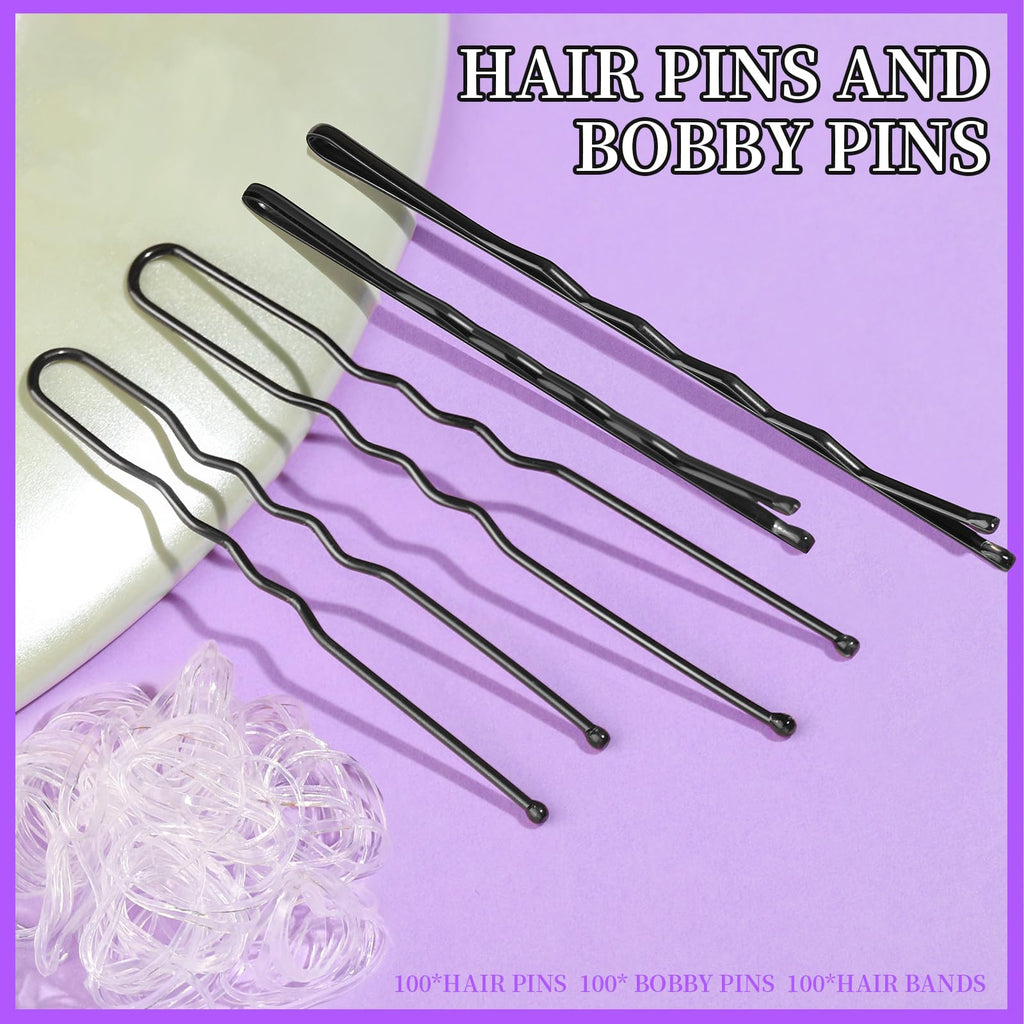 Hair Pin Elastic Pack (300pcs)