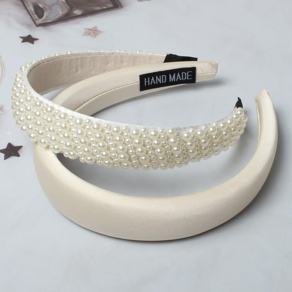 White Pearl Headbands (5 pcs)