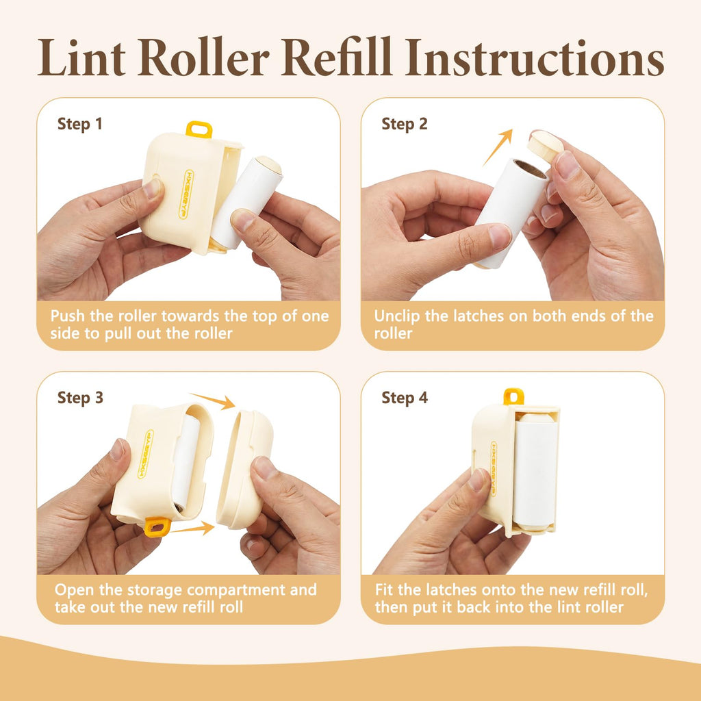 Mini Lint Roller Set