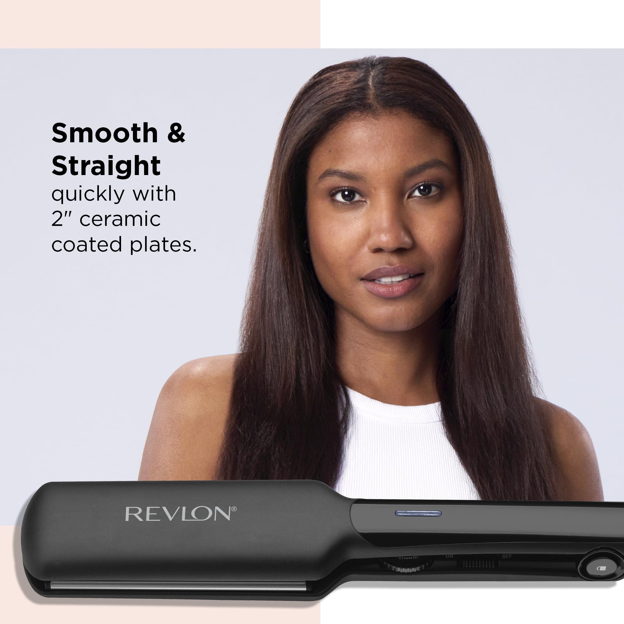 REVLON Ceramic Coated 2" Flat Iron