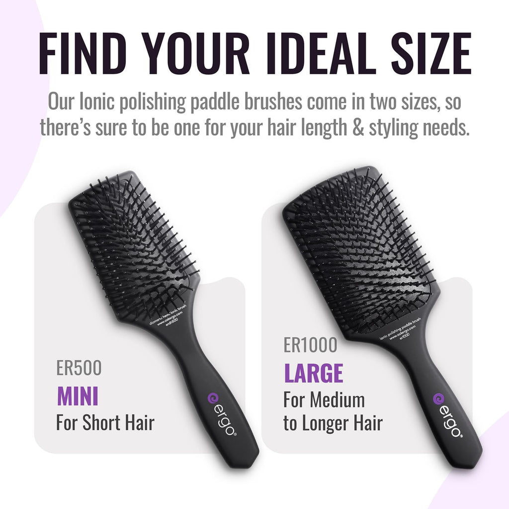 ERGO Ionic Paddle Hair Brush