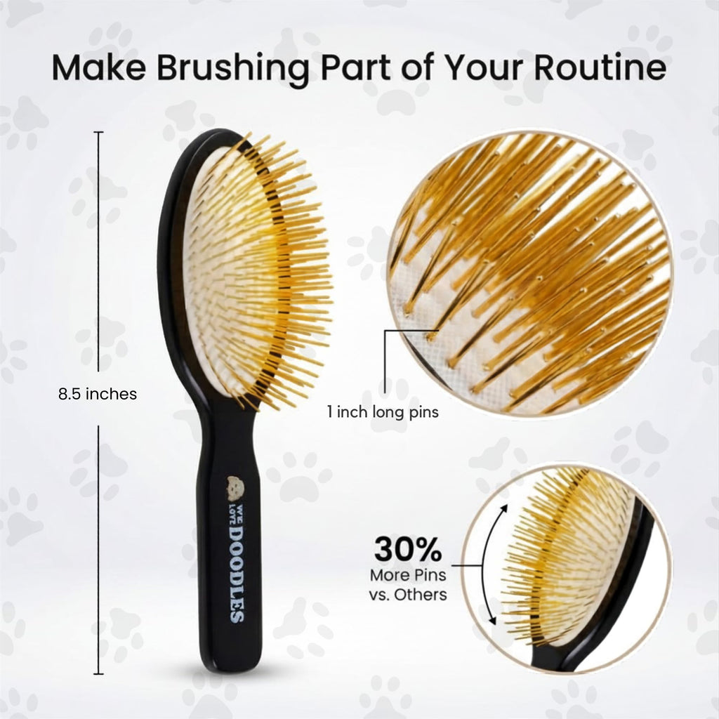 Gold Pin Brush For Dogs