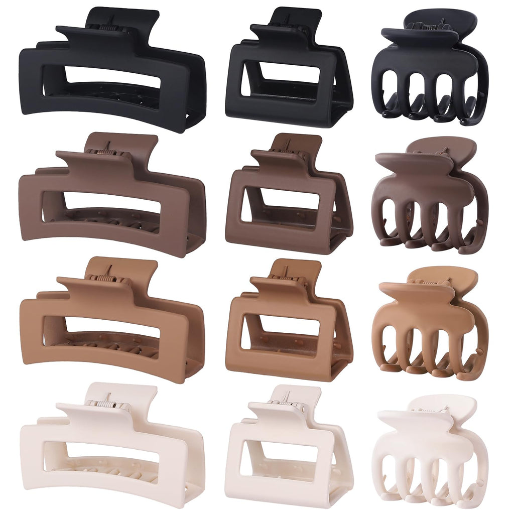 Hair Claw Clips (12 pcs)