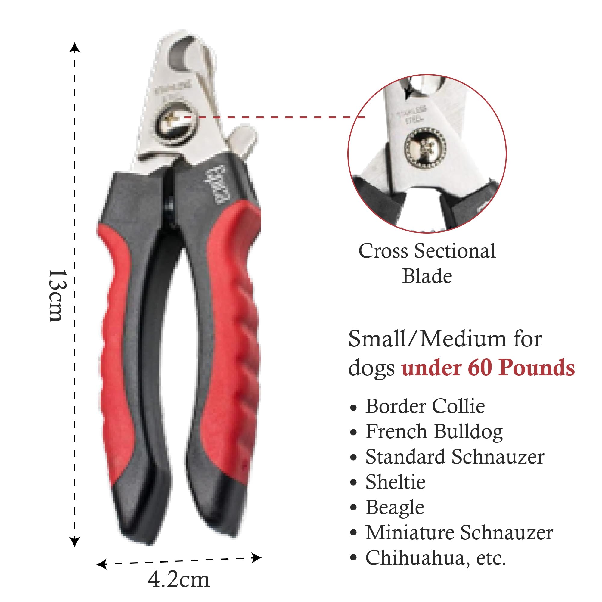 Epica Professional Dog Nail Clipper (Small/Medium)