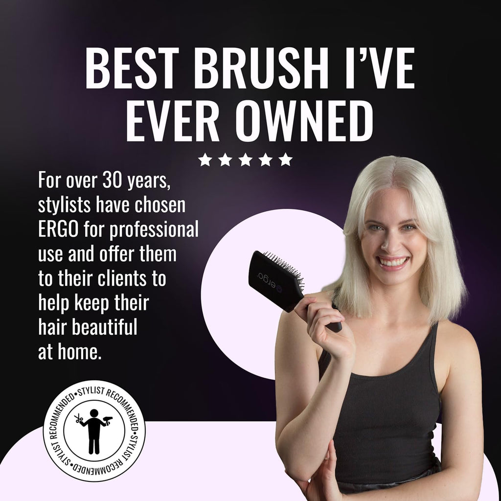 ERGO Ionic Paddle Hair Brush