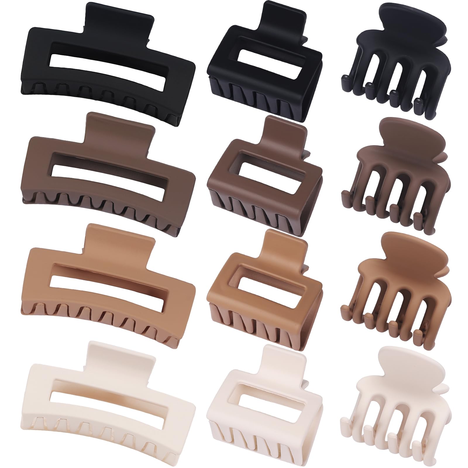 Hair Claw Clips (12 pcs)