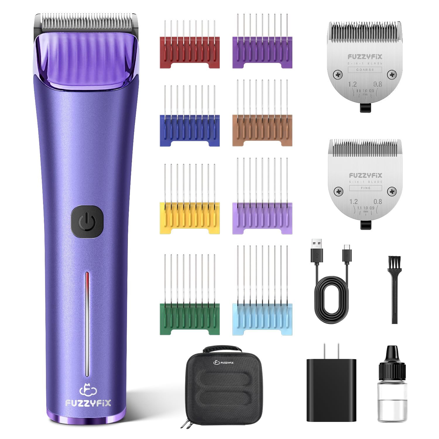 FuzzyFix Professional Dog Grooming Clipper with Replacement Blade