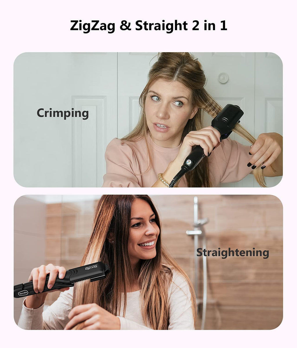 Terviiix Hair Crimper with 4 Plates