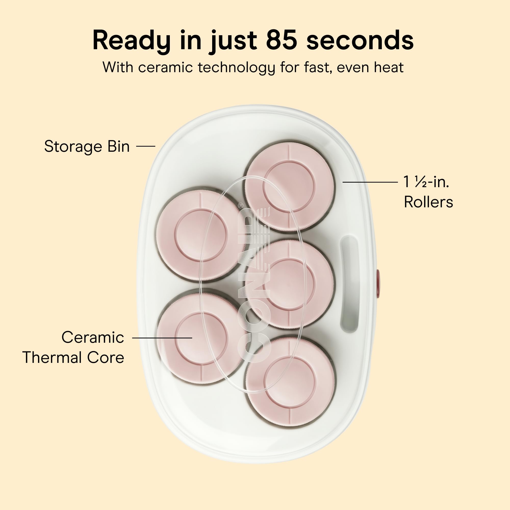 Conair Jumbo Hot Rollers Hair Setter