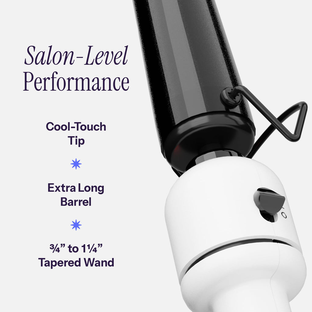 HOT TOOLS Extra Long Curling Iron 3/4"-1 1/4"