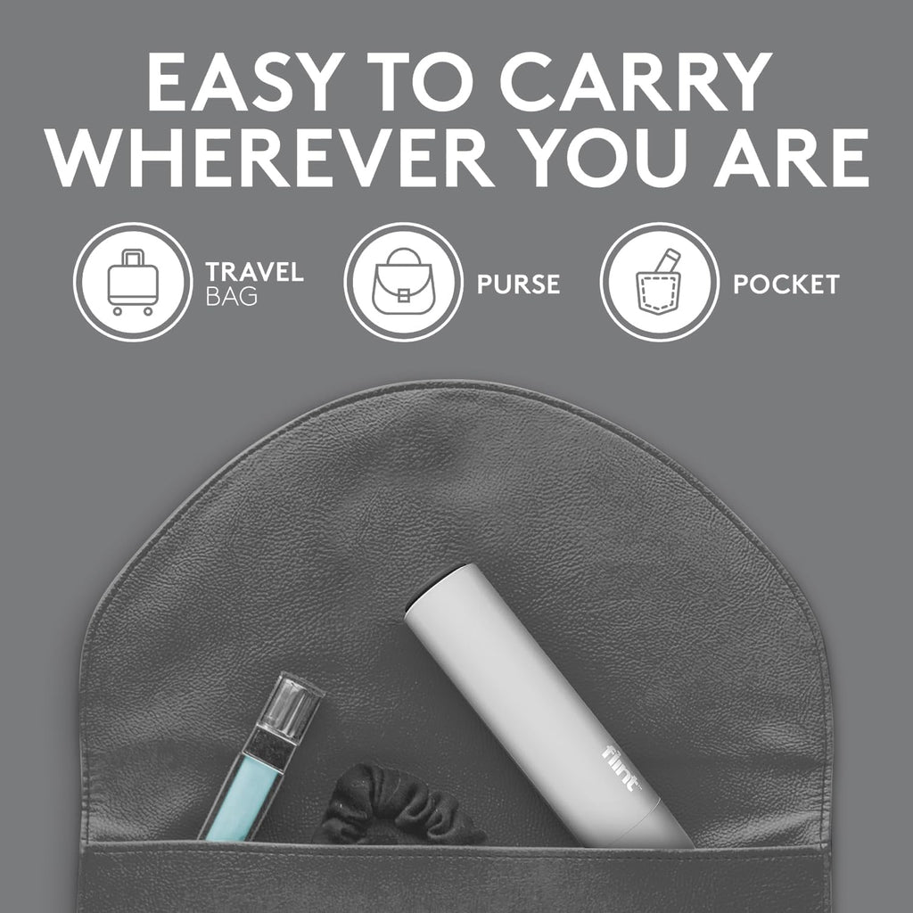 White Retractable Mini Lint Roller with 30 Extra Sticky Sheets