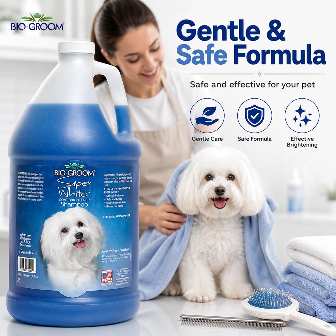 Bio-Groom Super Whitening Dog Shampoo