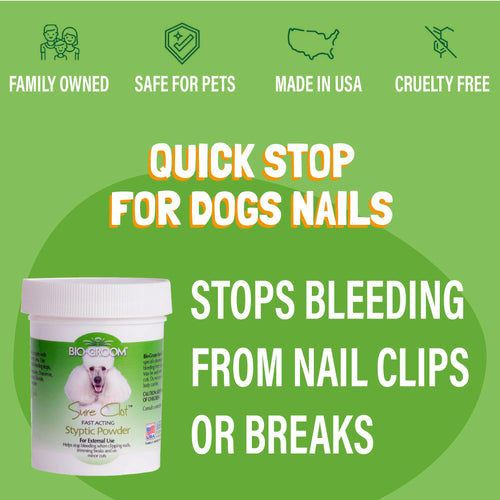 Bio-Groom Sure Clot Styptic Powder for Dogs 1.5 oz