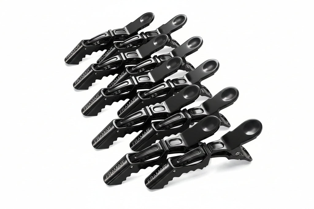 Black Alligator Clips (10 Pack)