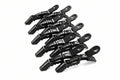 Black Alligator Clips (10 Pack)