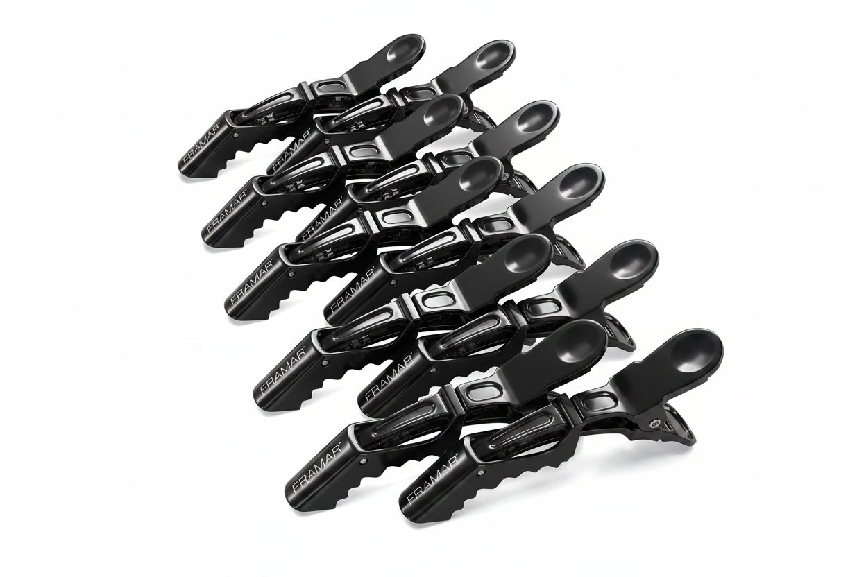 Black Alligator Clips (10 Pack)