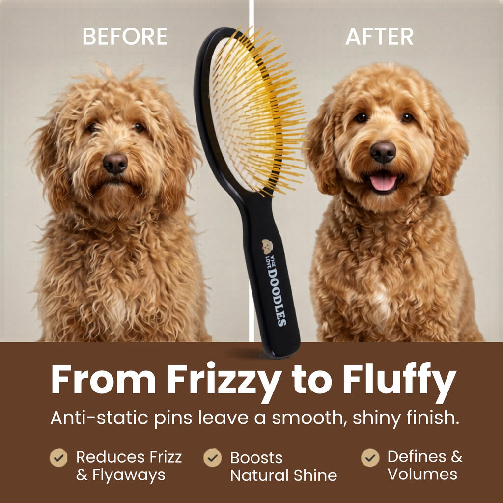 Gold Pin Brush For Dogs