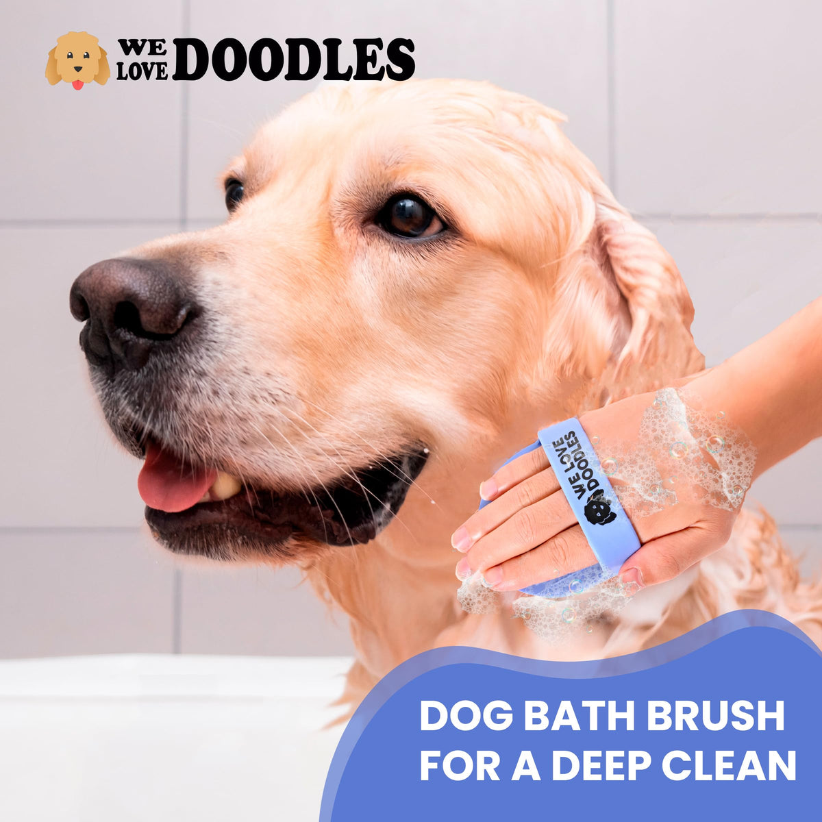 Dog Bath Silicone Brush (2 Pack)
