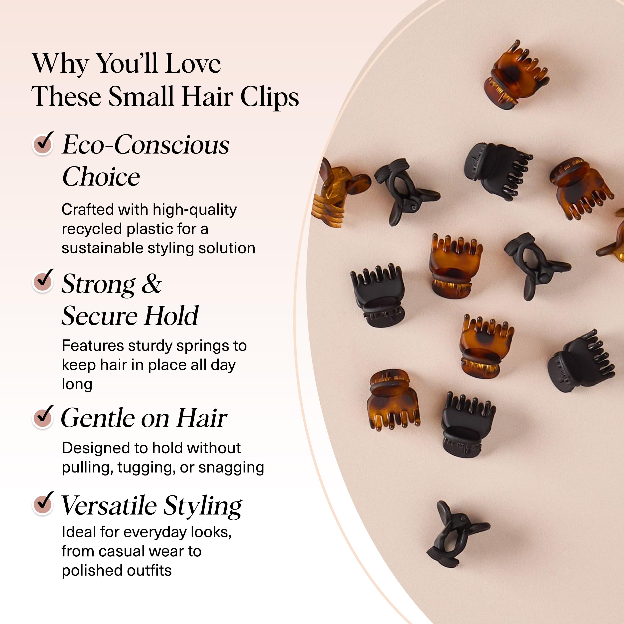 Kitsch Mini Claw Clips (16 Pcs)