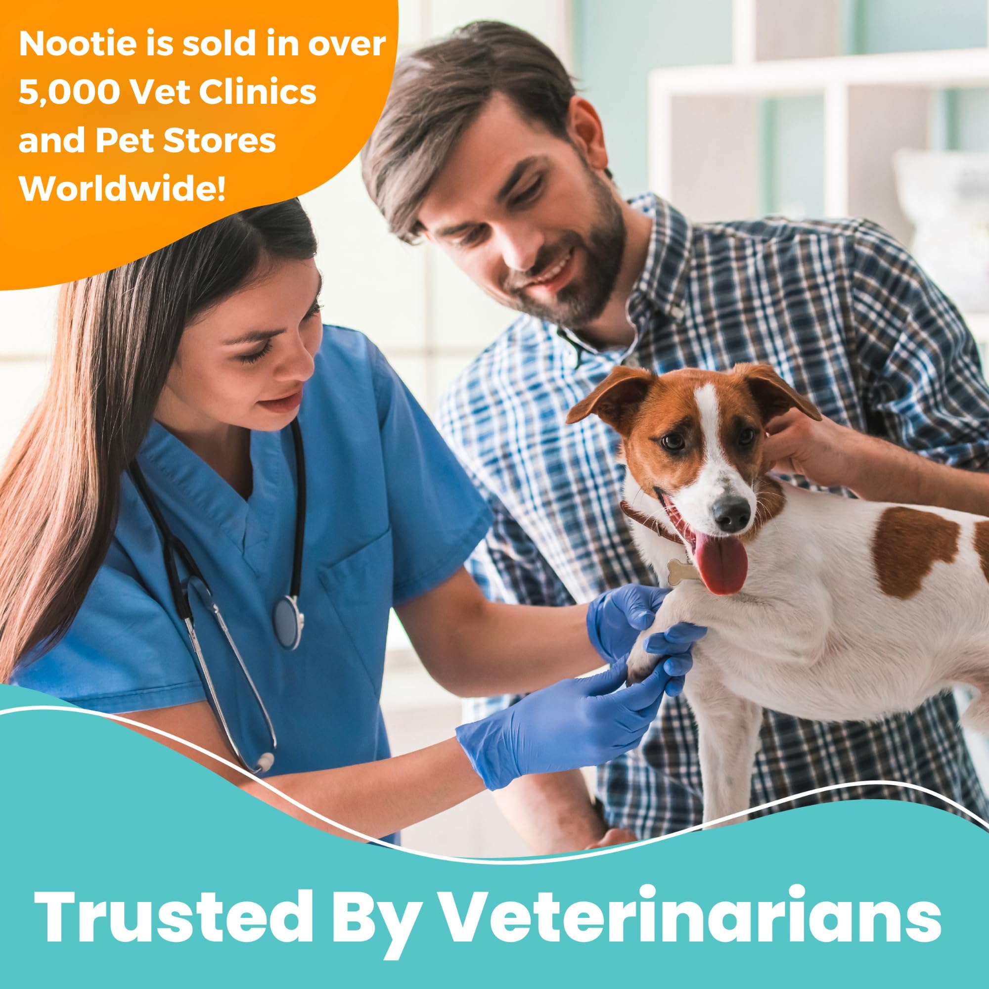 Nootie Medicated Ear Finger Wipes for Dogs