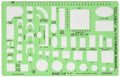 Timely 132T Furniture Template, 1/4"