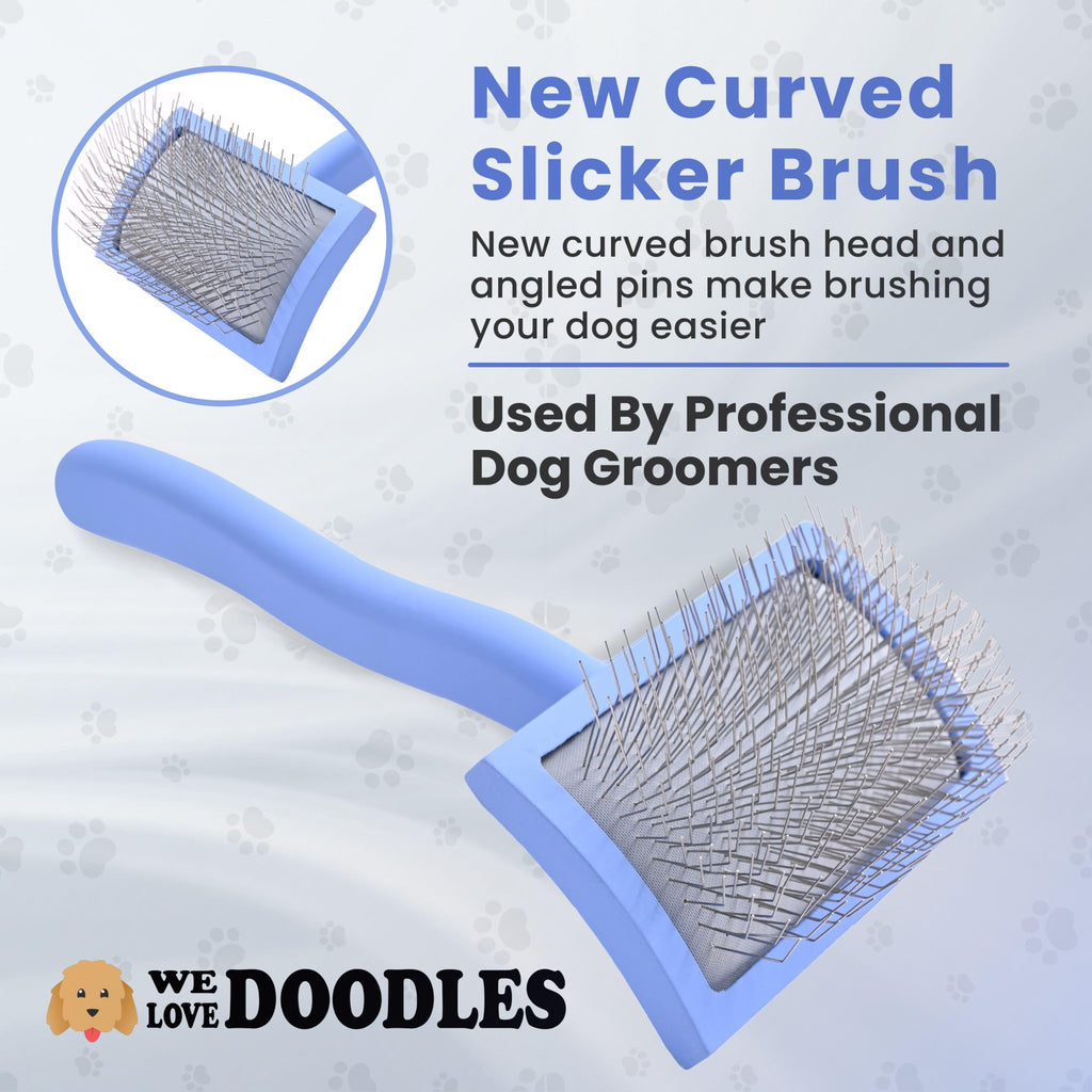 Slicker Brush for Dogs (Medium Curved)