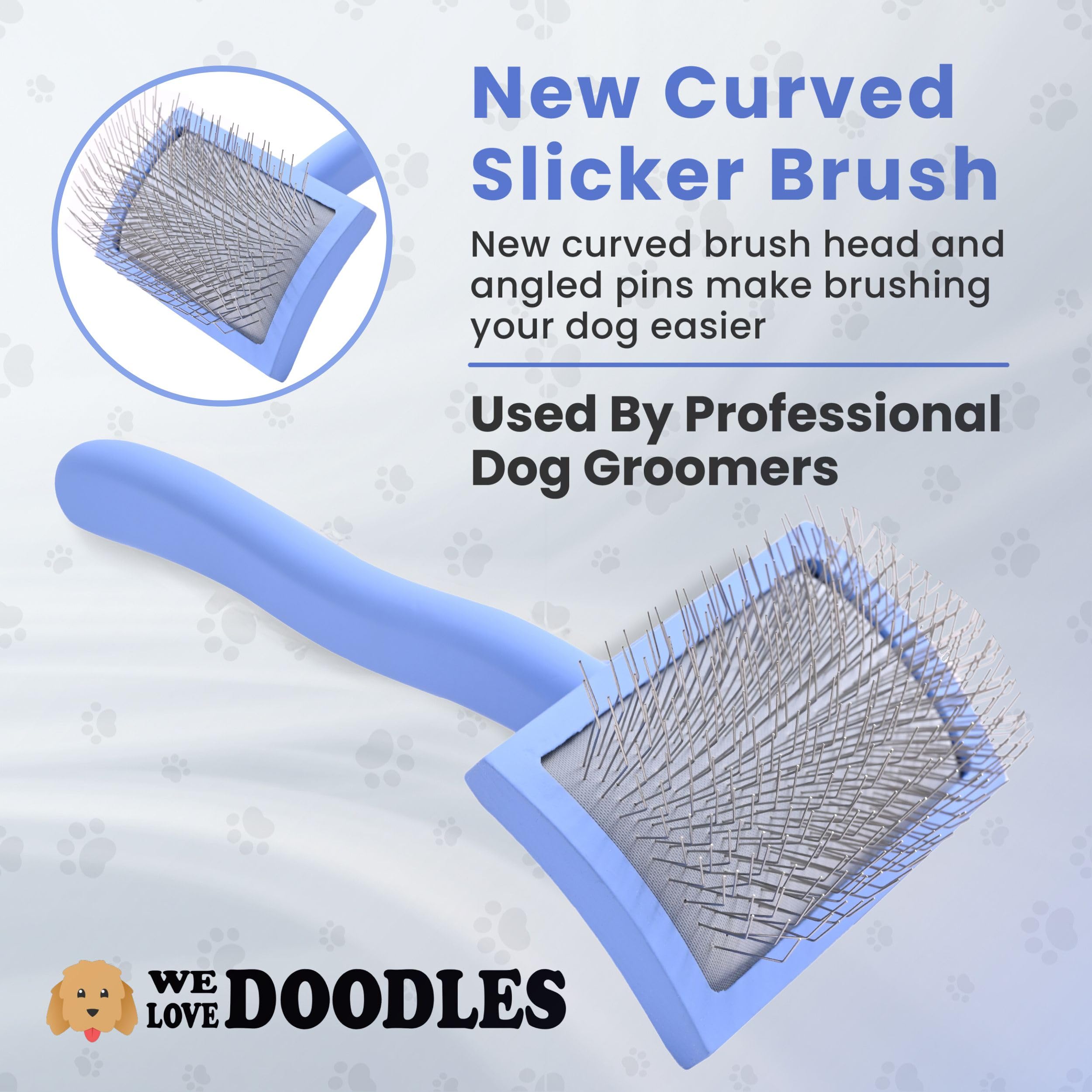 Slicker Brush for Dogs (Medium Curved)