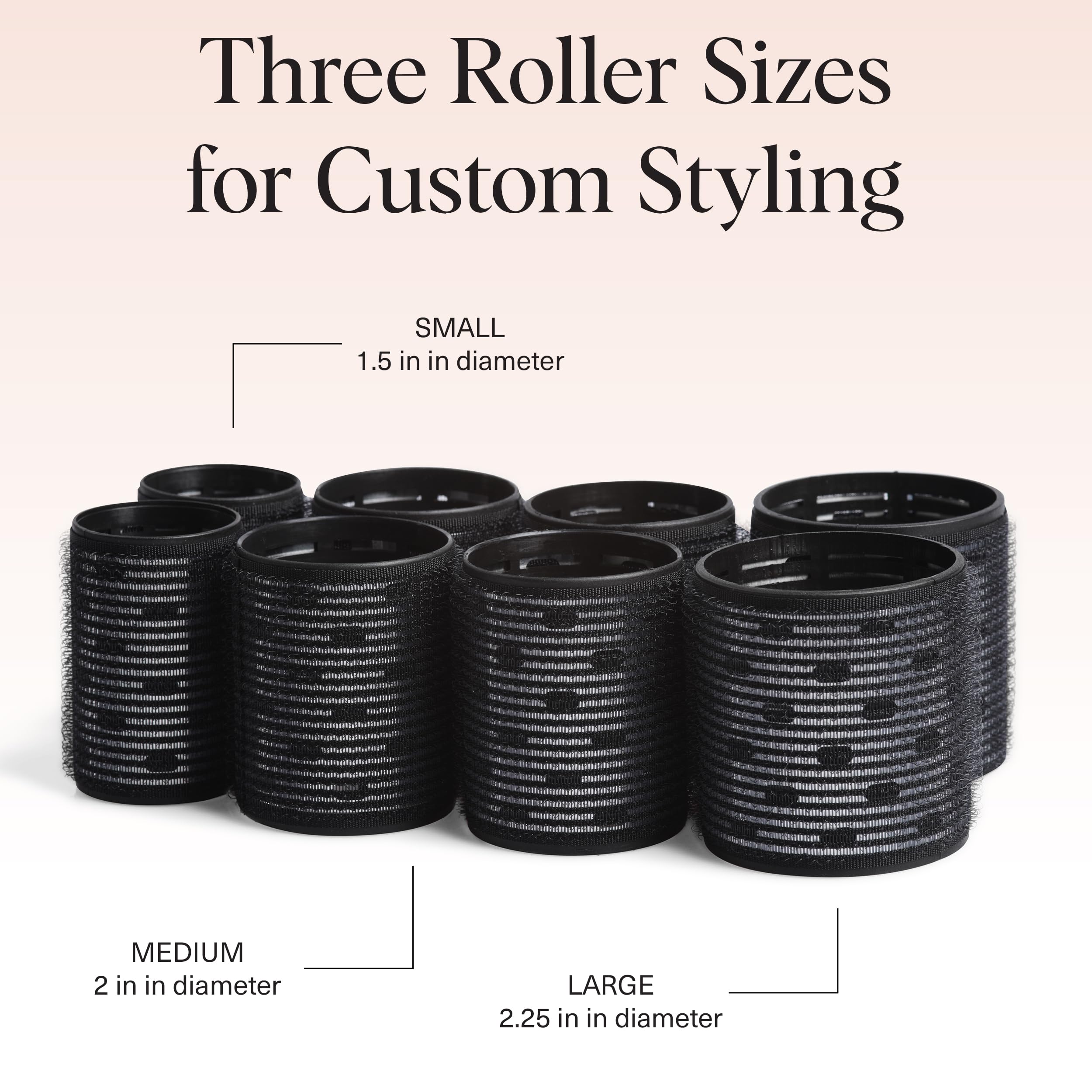 Kitsch Ceramic Hair Rollers (8 Pcs)