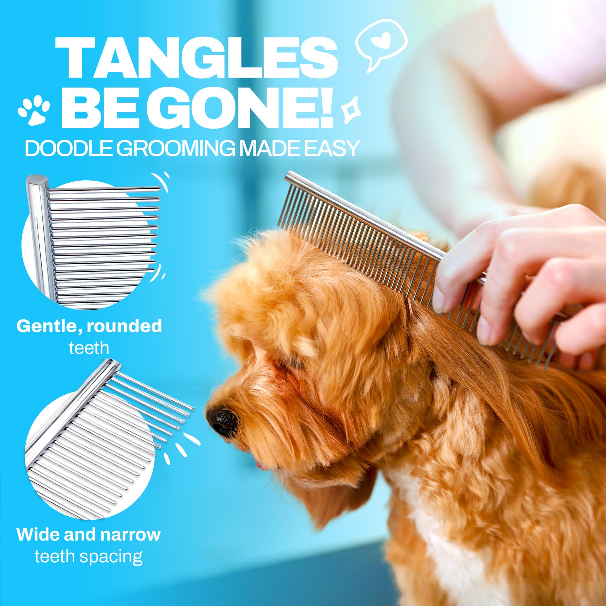 Finishing Metal Comb For Dogs