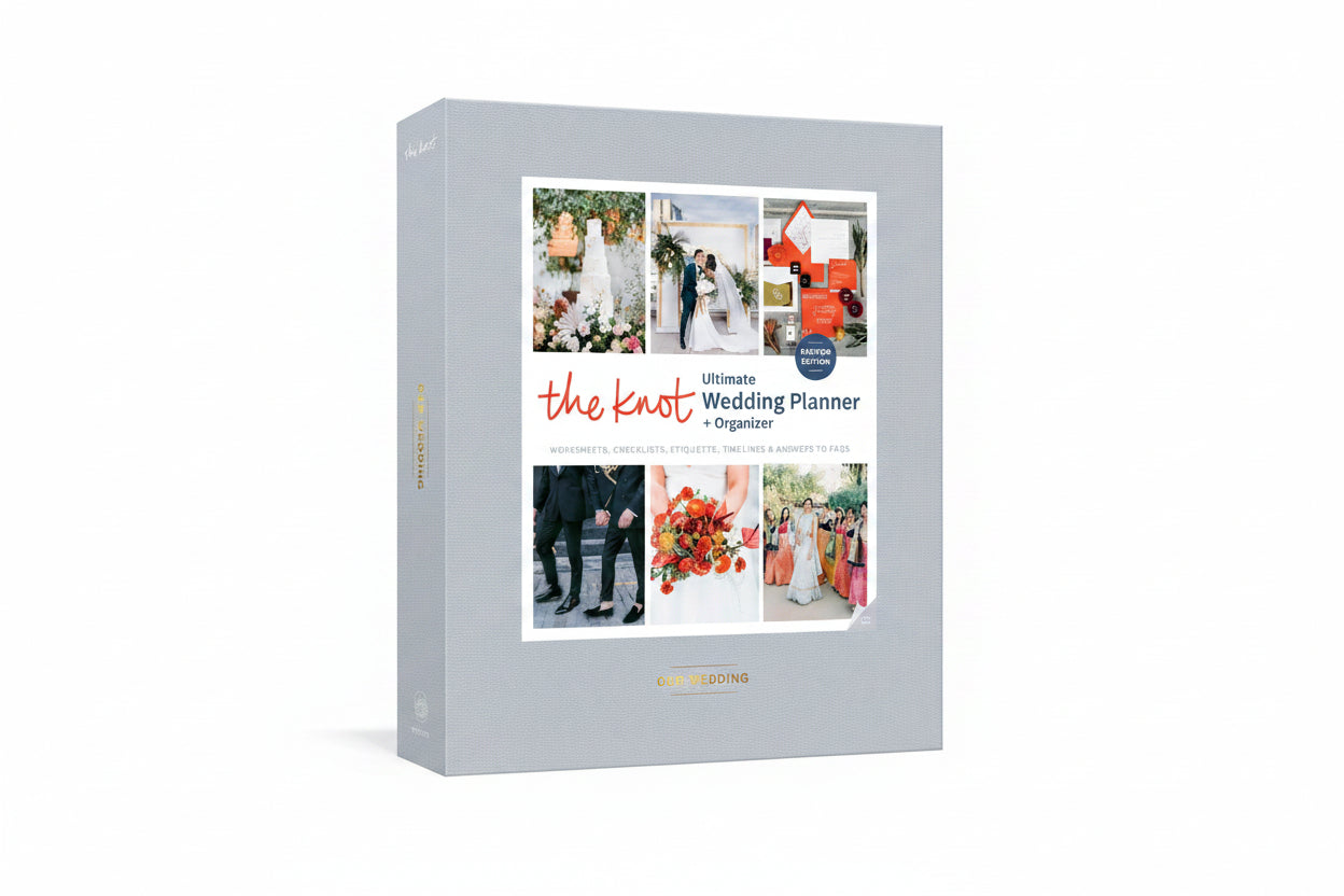 The Knot Ultimate Wedding Planner and Organizer on a white background