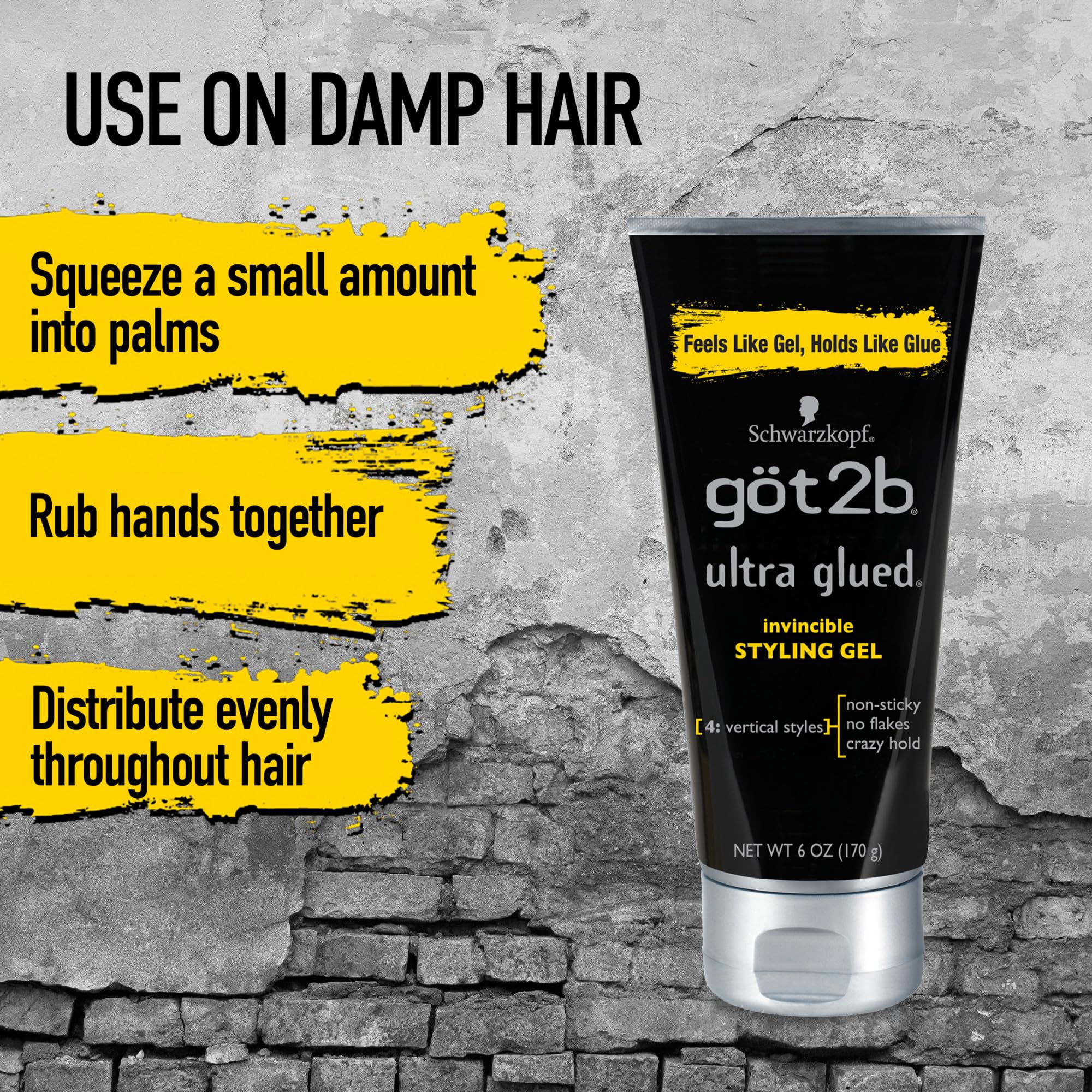 got2b Ultra Glued Invincible Styling Gel Set