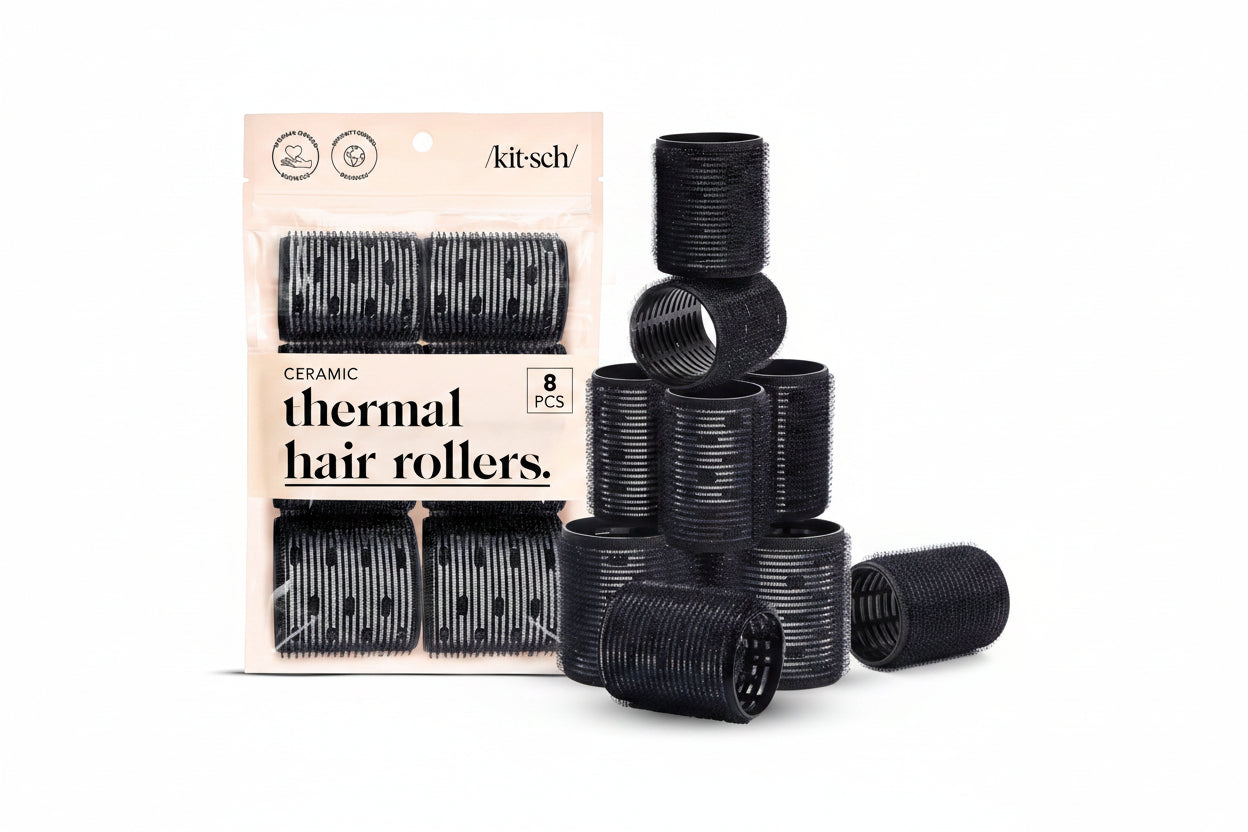 Kitsch Ceramic Hair Rollers (8 Pcs)