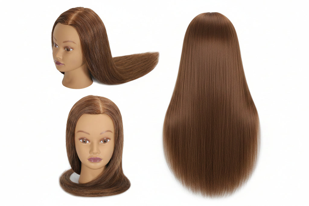 Mannequin Head Human Hair 24"