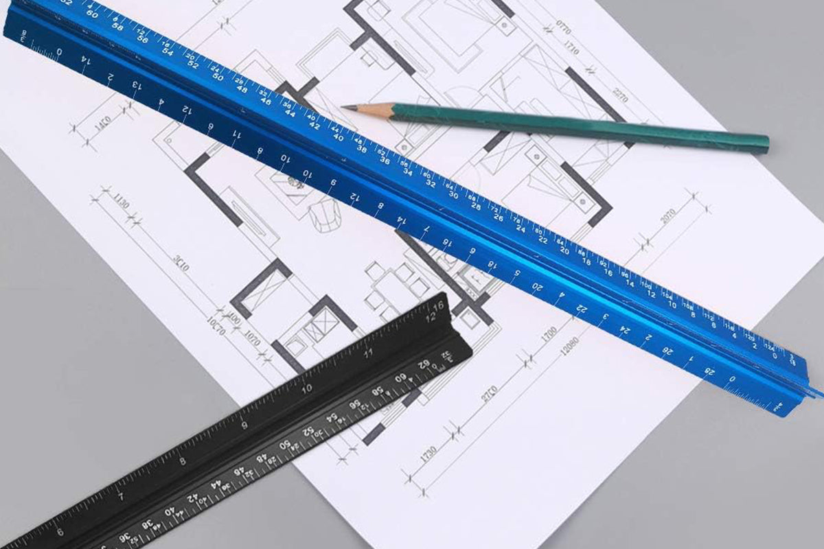Pack of 2 Architect Scale - 12 Inches