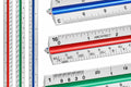 3 Pack 12" Triangular Architect Scale Ruler