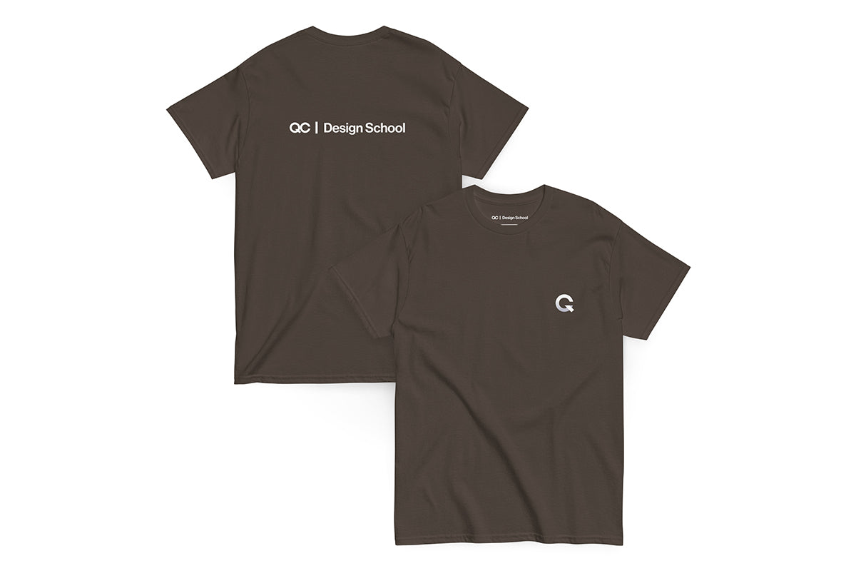 QC Design School Q Unisex Classic Dark Tee